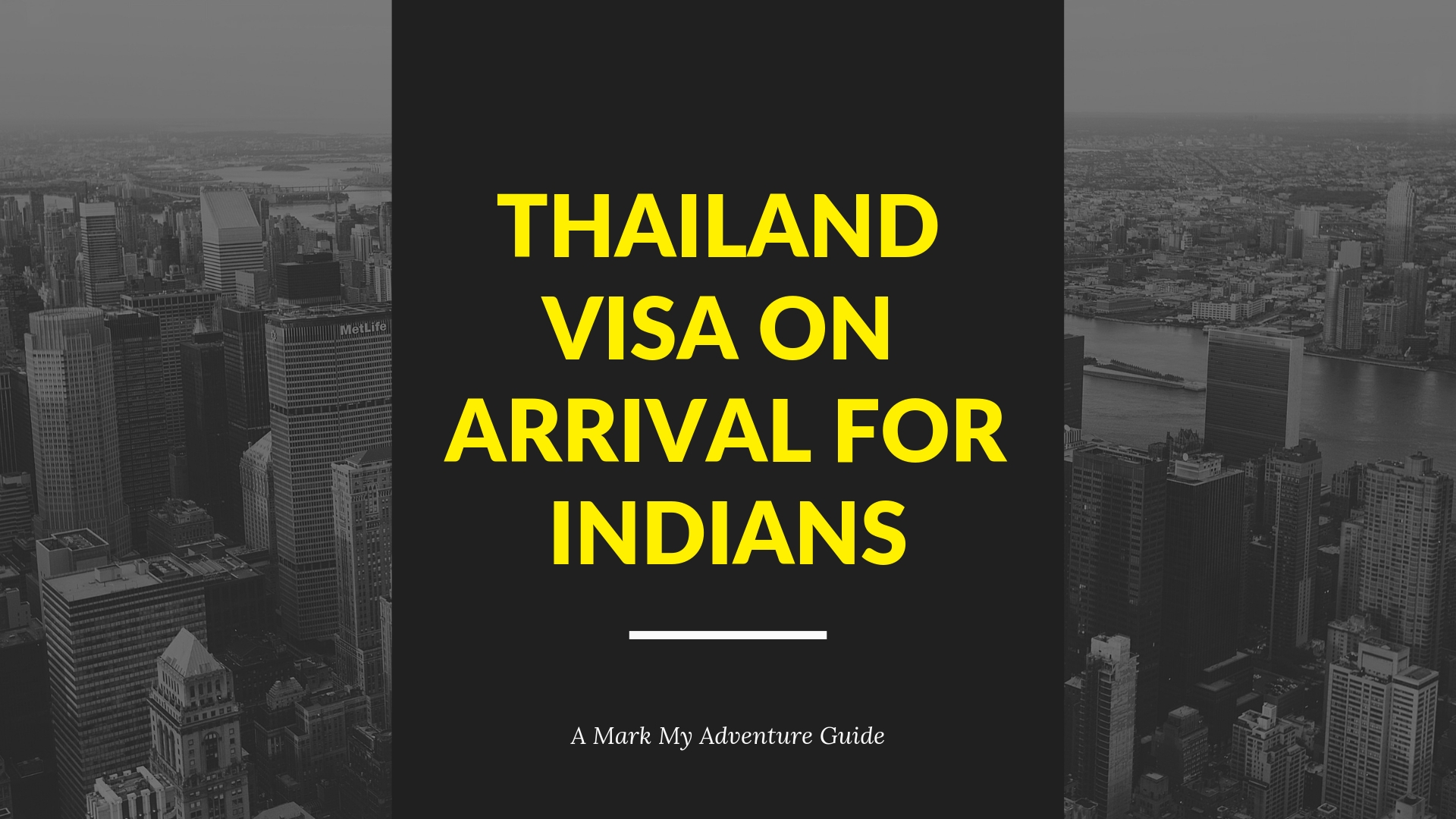 Thailand Visa on Arrival Mark My Adventure