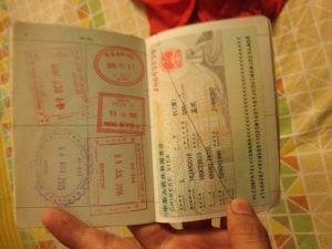 China Visa Mark My Adventure