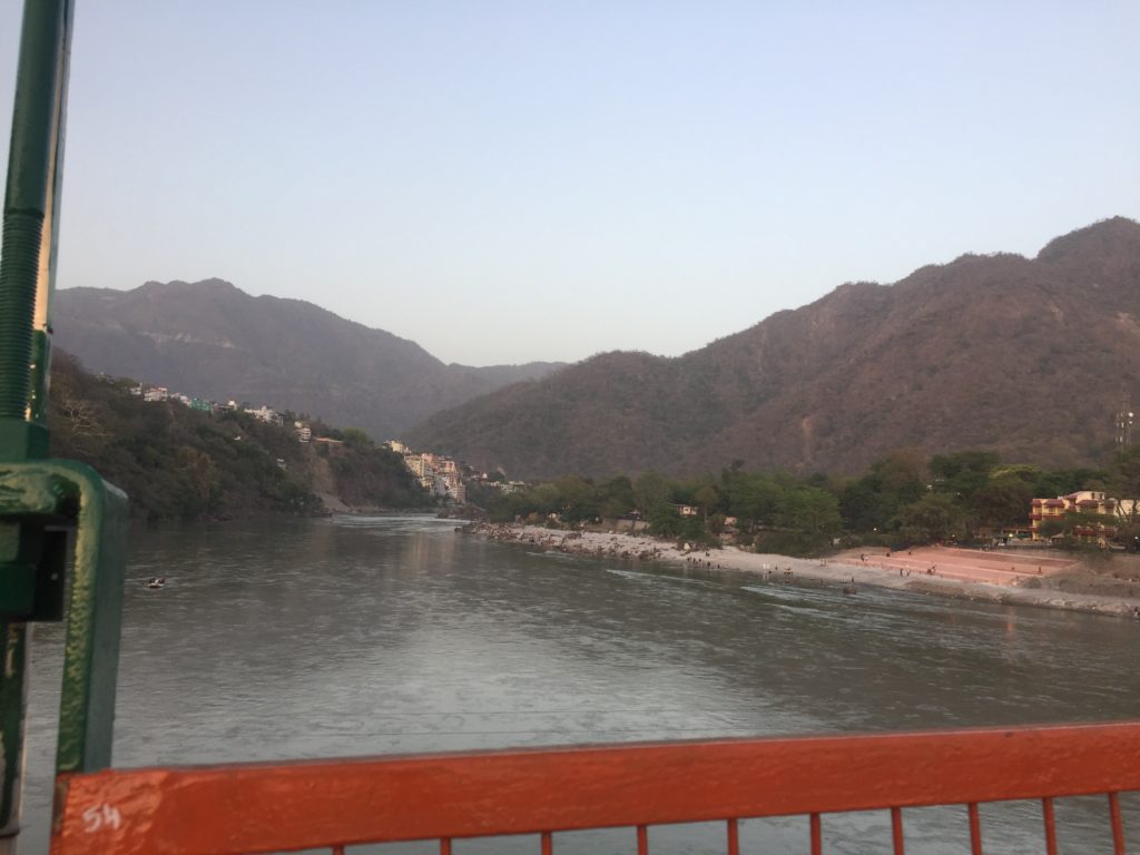 View From Ram Jhula Rishikesh