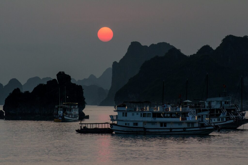 Sunset In Vietnam